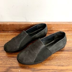 Eileen Fisher “Chase” leather slip on flat shoe